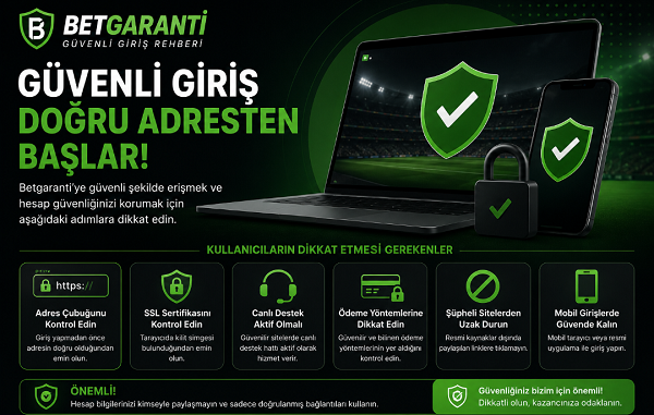 Betgaranti güncel giriş adresi duyuru görseli
